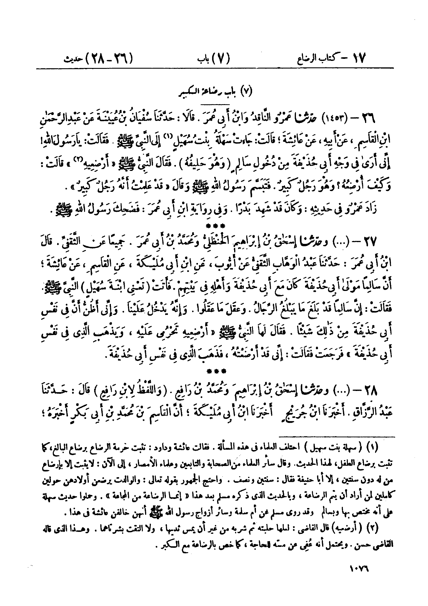 صحيح مسلم - ت عبد الباقي 2/1076